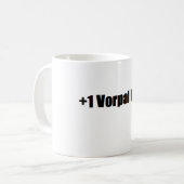 +1 Vorpal Mok van de Koffiesport! (Voorkant links)