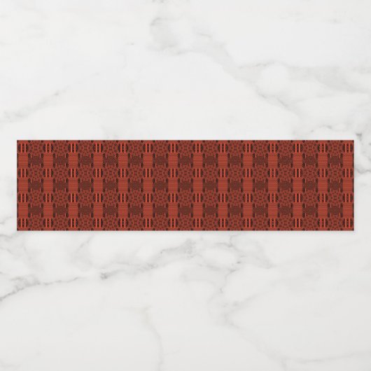 1 WATERFLES ETIKET (Enkel label)