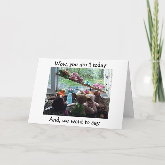 *1* WE ZIJN ALLEMAAL BIJ ELKAAR GEKOMEN OM EEN GEL KAART (Voorkant)