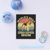 1 Wereld 's Beste Duitse Herder Moeder  Flyer (Enkel)