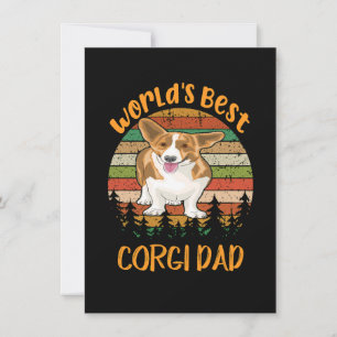 1 Werelds Beste Corgi Vader Kaart