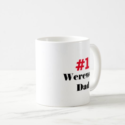 #1 Werewolf Pap Koffiemok (Voorkant rechts)