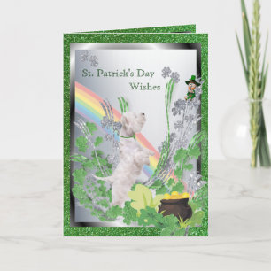 1. Westie Puppy nummer twee Spirituele boodschap Kaart