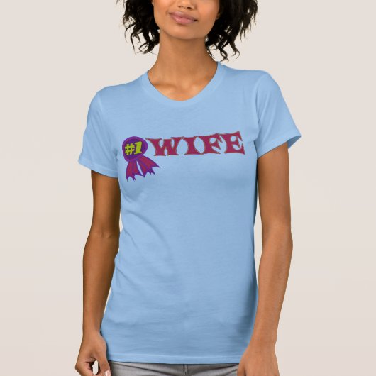 #1 Wife T-shirt (Voorkant)