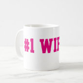 #1 Wifey Coffee-Mok Koffiemok (Voorkant links)