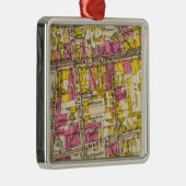 1 witte vlekken metalen ornament (Rechts)