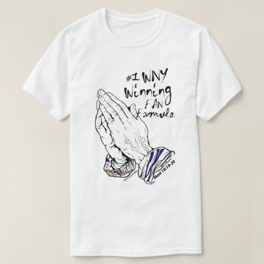 #1 WNY Winning Fan Formule T-shirt (Design voorkant)