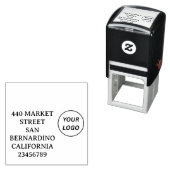 1" x 2,5" zelfinktende stempel (In situ)