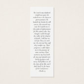 1 x 3-inch foto Memorial Funeral Poem MINI Bladwij Visitekaartjes (Achterkant)