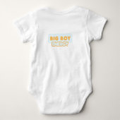 1 Year Big Boy Energy Baby One‑Piece Romper (Achterkant)