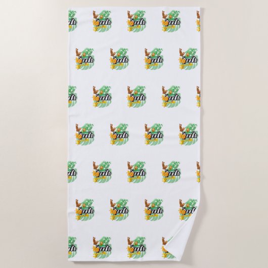 1 year old! Happy Birthday baby! Strandlaken (Voorkant)