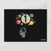 1 Years Old Birthday Boy Astronaut 1st Birthday Briefkaart (Achterkant)