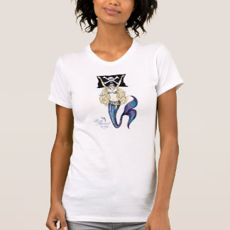 1-zijdig Pirate Mermaid T-shirt~ door Kat T-shirt