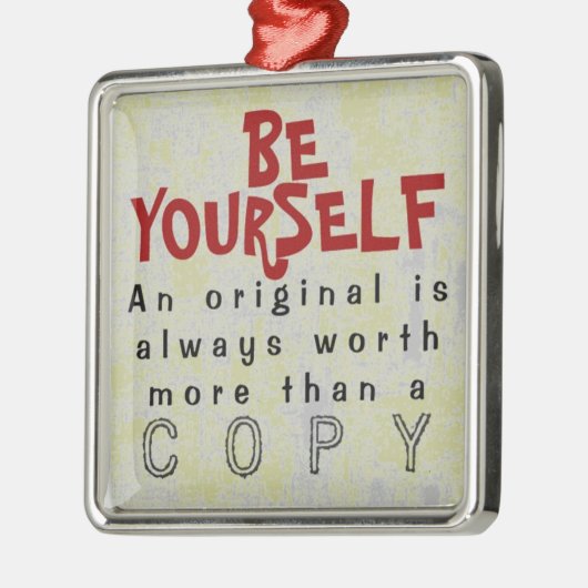 1 ZIJDIG / WEES JEZELF ~ Ornament #435 (Links)