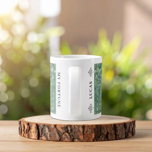 $1 Zilveren Certificaat Mok – 1896 Green Note – Zi