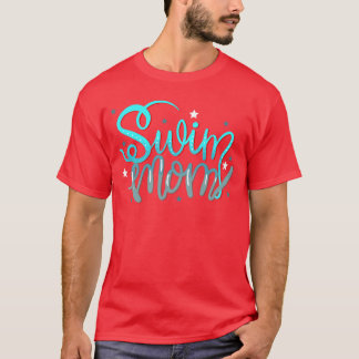 1 Zwem Moeder Zwemmers Moeders Cadeau meisje T-shirt