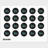 1 Zwemmoeder zwemmers moeders Ronde Sticker (Vel)