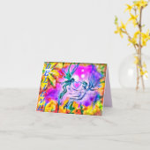 1BELIEVE FAERIES KLEIN WENSKAART KAART (Gele Bloem)