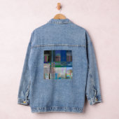 1C9984DA Glitch Art Digitale Vervorming Vaporwave Denim Jacket (Hangar)
