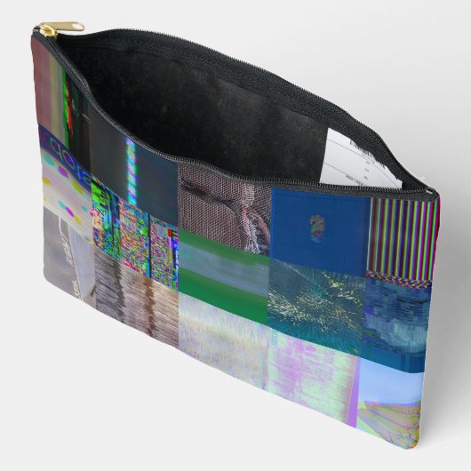 1C9984DA Glitch Art Digitale Vervorming Vaporwave Etui (Open)