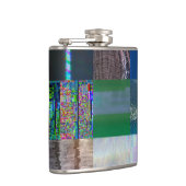 1C9984DA Glitch Art Digitale Vervorming Vaporwave Heupfles (Rechts)