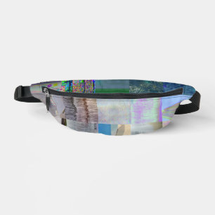 1C9984DA Glitch Art Digitale Vervorming Vaporwave Heuptasje