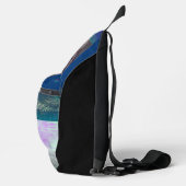 1C9984DA Glitch Art Digitale Vervorming Vaporwave Sling Bag (Rechts)