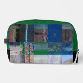 1C9984DA Glitch Art Digitale Vervorming Vaporwave Toilettasje (Voorkant)