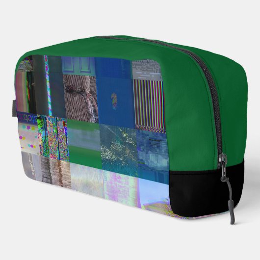 1C9984DA Glitch Art Digitale Vervorming Vaporwave Toilettasje (Rechterhoek)