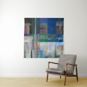 1C9984DA Glitch Art Digitale Vervorming Vaporwave Wandkleed (In Situ (horizontaal))