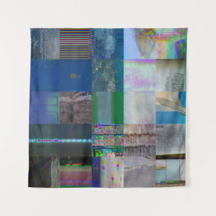 1C9984DA Glitch Art Digitale Vervorming Vaporwave Wandkleed