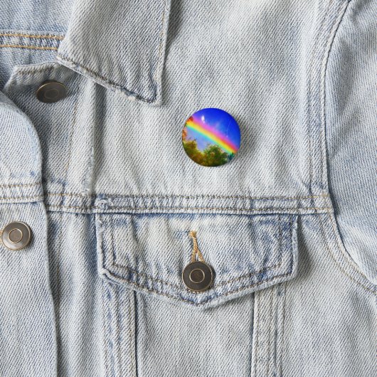 1COSMIC RAINBOW KLEINE SPELD RONDE BUTTON 3,2 CM (In situ)
