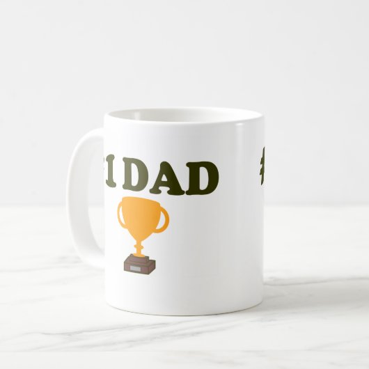 #1Dad Coffee Mok (Voorkant links)