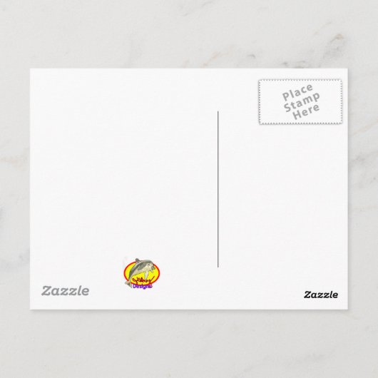 #1Design Gibney De MUSEUM Zazzle Briefkaart (Achterkant)