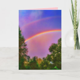 1DOUBLE het WENSKAART van de REGENBOOG Kaart