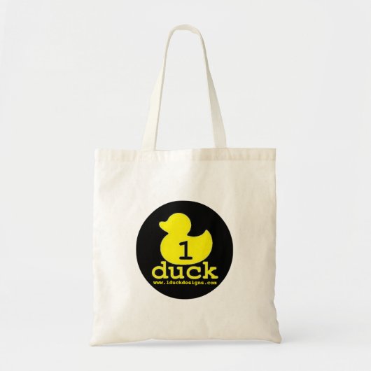 1ducklogo tote bag (Voorkant)