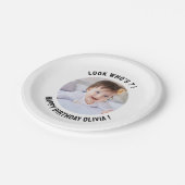 1e 2e 3e 4e 5e 6e 7e 8e 10e 20e verjaardag papieren bordje (Gekanteld)