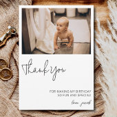 1e 2e 3e 4e 5e 6e 7e 8e 9 Verjaardag gunst Bedankkaart