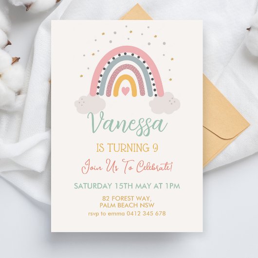 1e 2e 3e 4e 5e 6e 7e 8e 9e verjaardag kaart