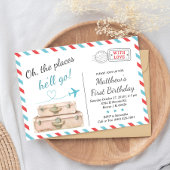 1e 2e 3e vliegtuig voor reizen kaart