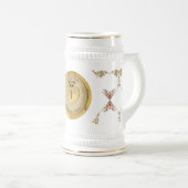 1e/50e bruiloft Jubileum Golden Bierpul (Voorkant rechts)