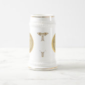 1e/50e bruiloft Jubileum Golden Bierpul (Center)