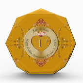 1e & 50e Gouden Oker Fotoblok (Voorkant)