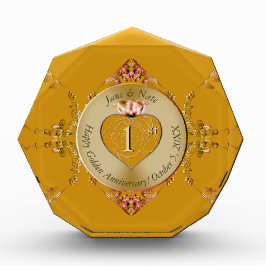 1e & 50e Gouden Oker Fotoblok