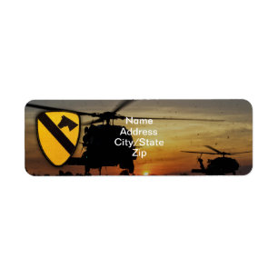 1e 7e cavalerie aircav vietnam - oorlog etiket
