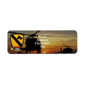 1e 7e cavalerie aircav vietnam - oorlog etiket (Voorkant)