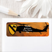 1e 7e cavalerie aircav vietnam - oorlog etiket (Insitu)