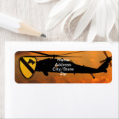 1e 7e cavalerie aircav vietnam - oorlog etiket (Insitu)