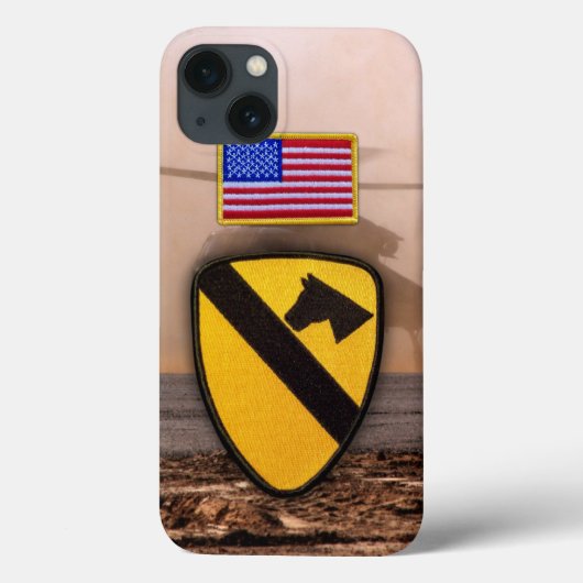 1e 7e cavarly air cav fort hood veterans veteranen Case-Mate iPhone case (Achterkant)