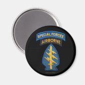 1e 7e speciale troepenmacht flash vet iraq magnet (Voorkant / Achterkant)